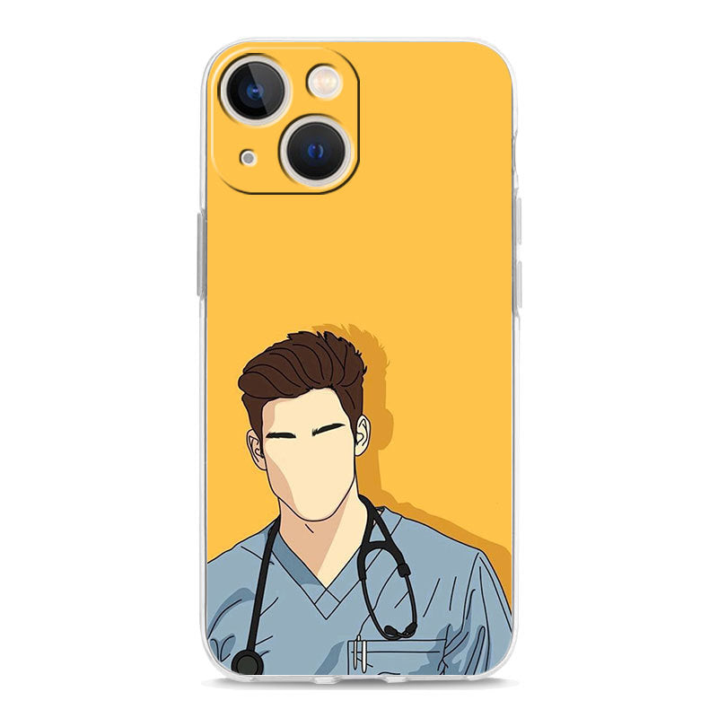 Cute Cartoon Doctor And Nurse Phone Case