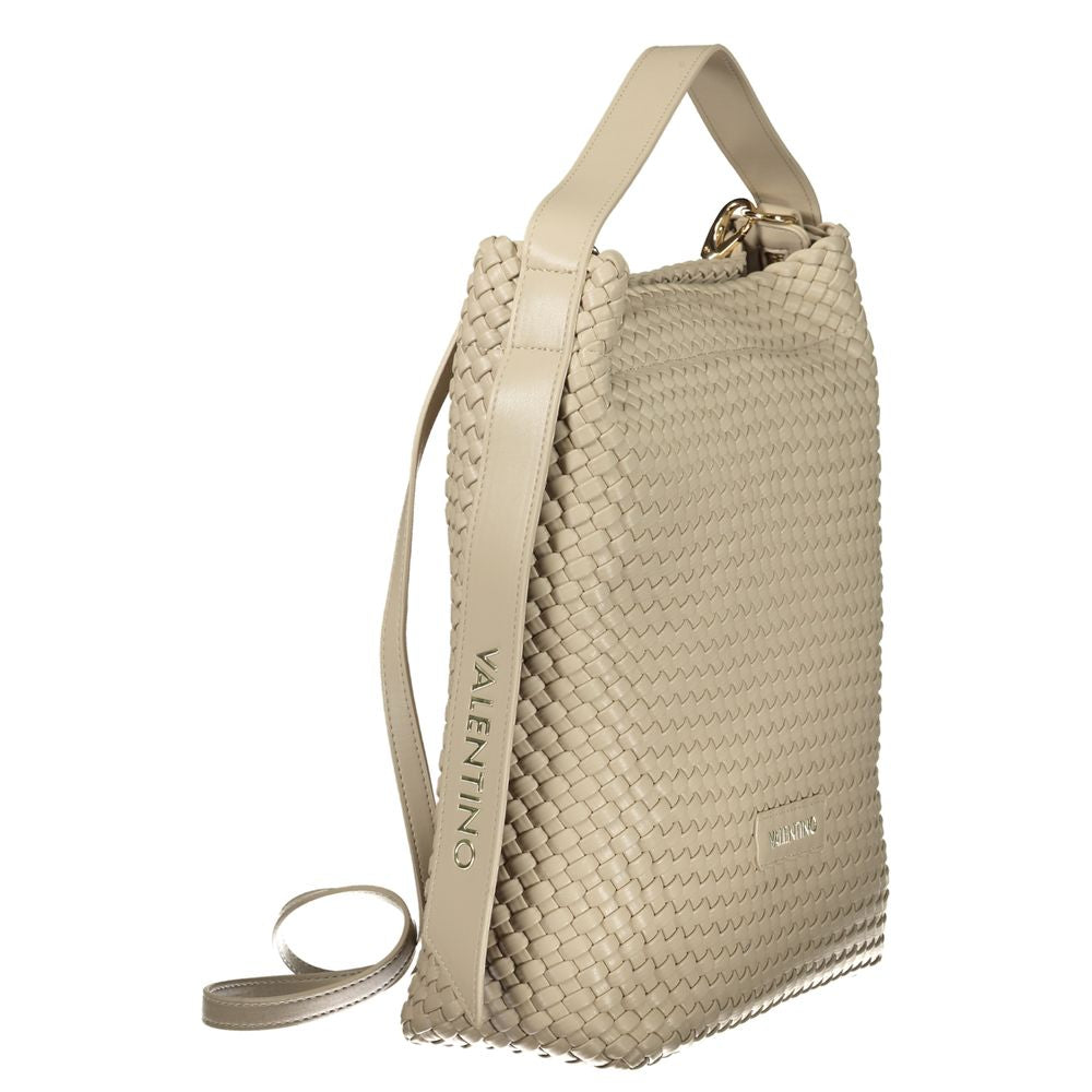 Mario Valentino Beige Polyurethane Women Handbag