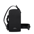 A.P.C. Black Leather Crossbody Bag