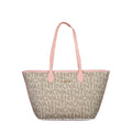 Mario Valentino Beige Polyurethane Women's Shoulder Bag