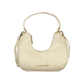 Mario Valentino Beige Polyurethane Women Shoulder Bag with Adjustable Strap