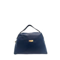 Baldinini Trend Blue Cowhide Clutch Bag