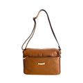 Baldinini Trend Brown Cowhide Crossbody Bag