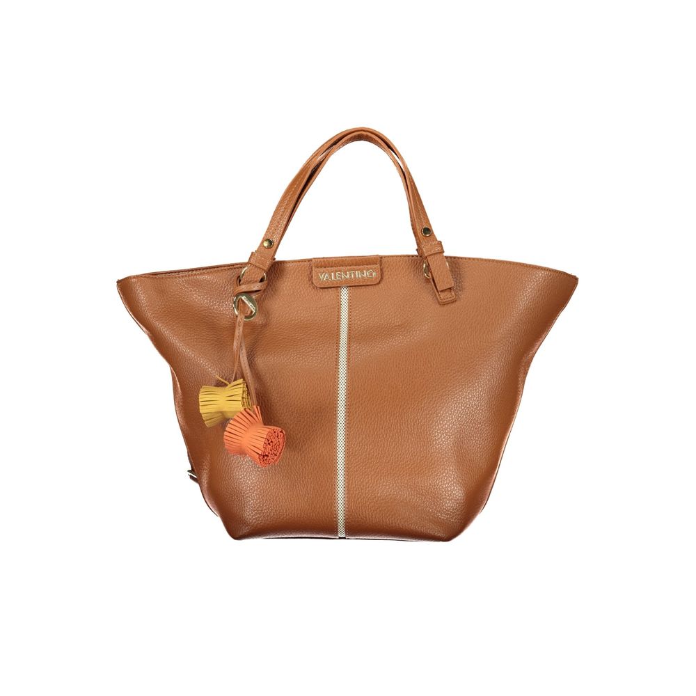 Mario Valentino Brown Polyurethane Woman Bag