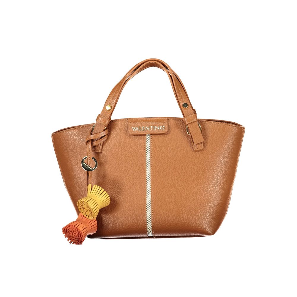 Mario Valentino Brown Polyurethane Women's Bag