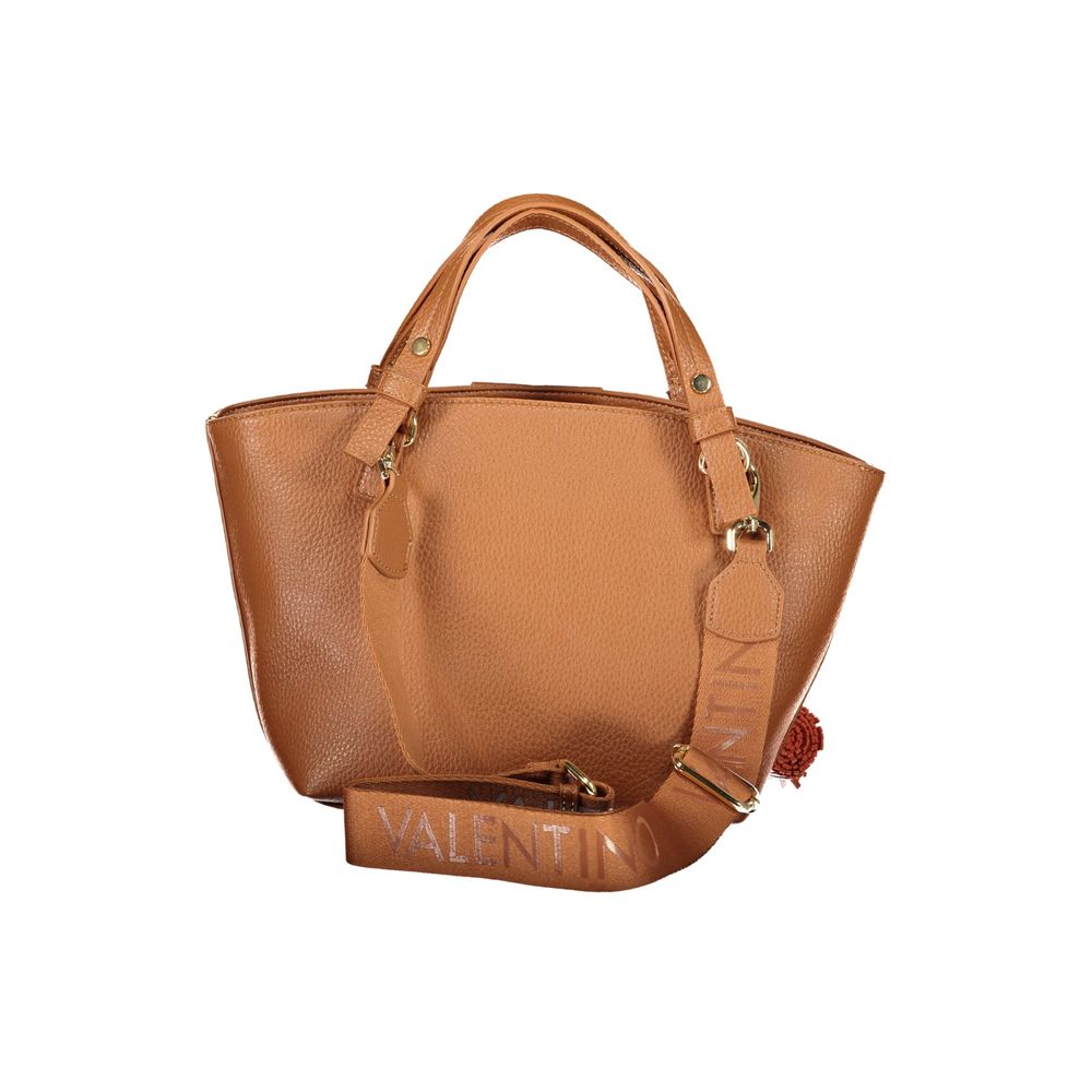 Mario Valentino Brown Polyurethane Women's Bag