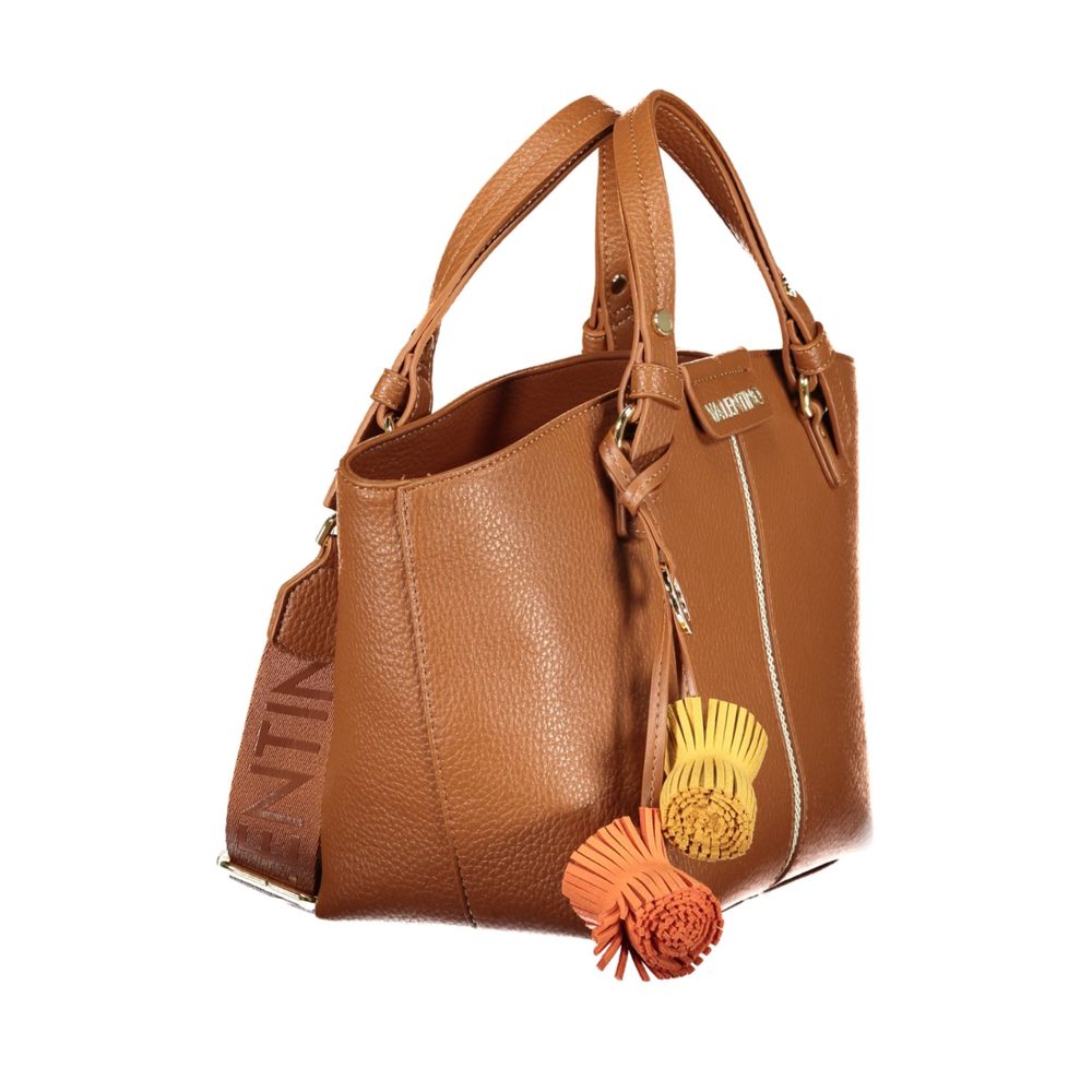 Mario Valentino Brown Polyurethane Women's Bag