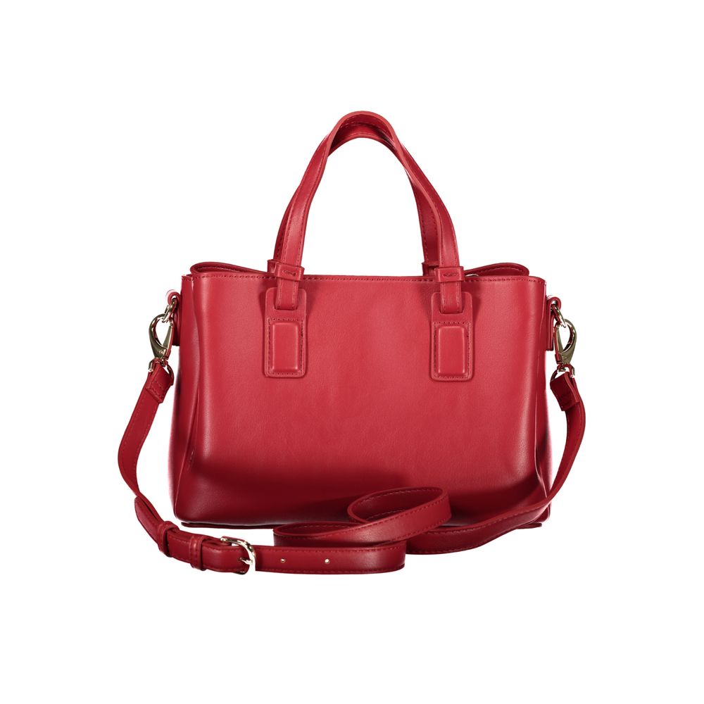 Mario Valentino Red Polyethylene Handbag