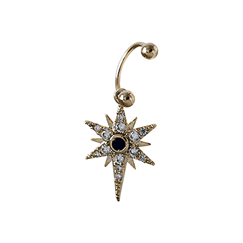 Gold fine needle screw U-shaped ear nail