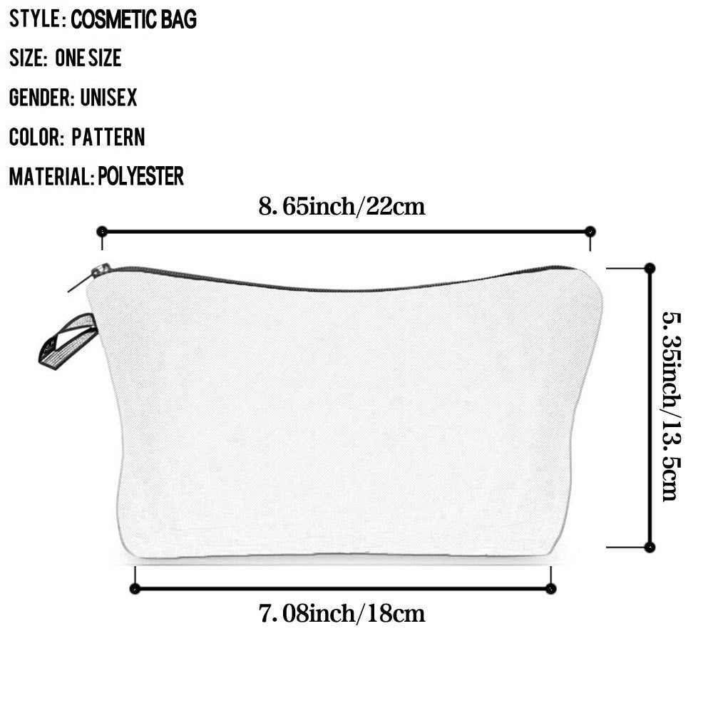 Angel Nurse Printed Makeup Storage Bag