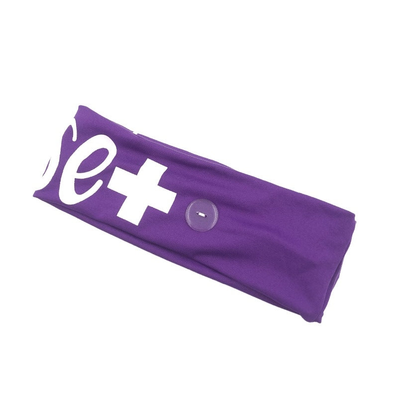 Stretch Milk Silk Nurse Button Mask Hair Band