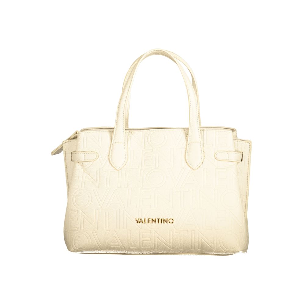 Mario Valentino Beige Polyurethane Women Handbag
