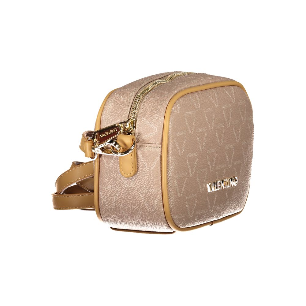 Mario Valentino Beige Polyurethane Women Shoulder Bag