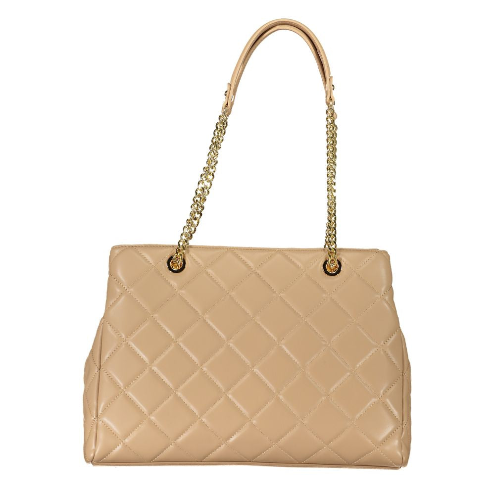 Mario Valentino Beige Polyurethane Women Handbag