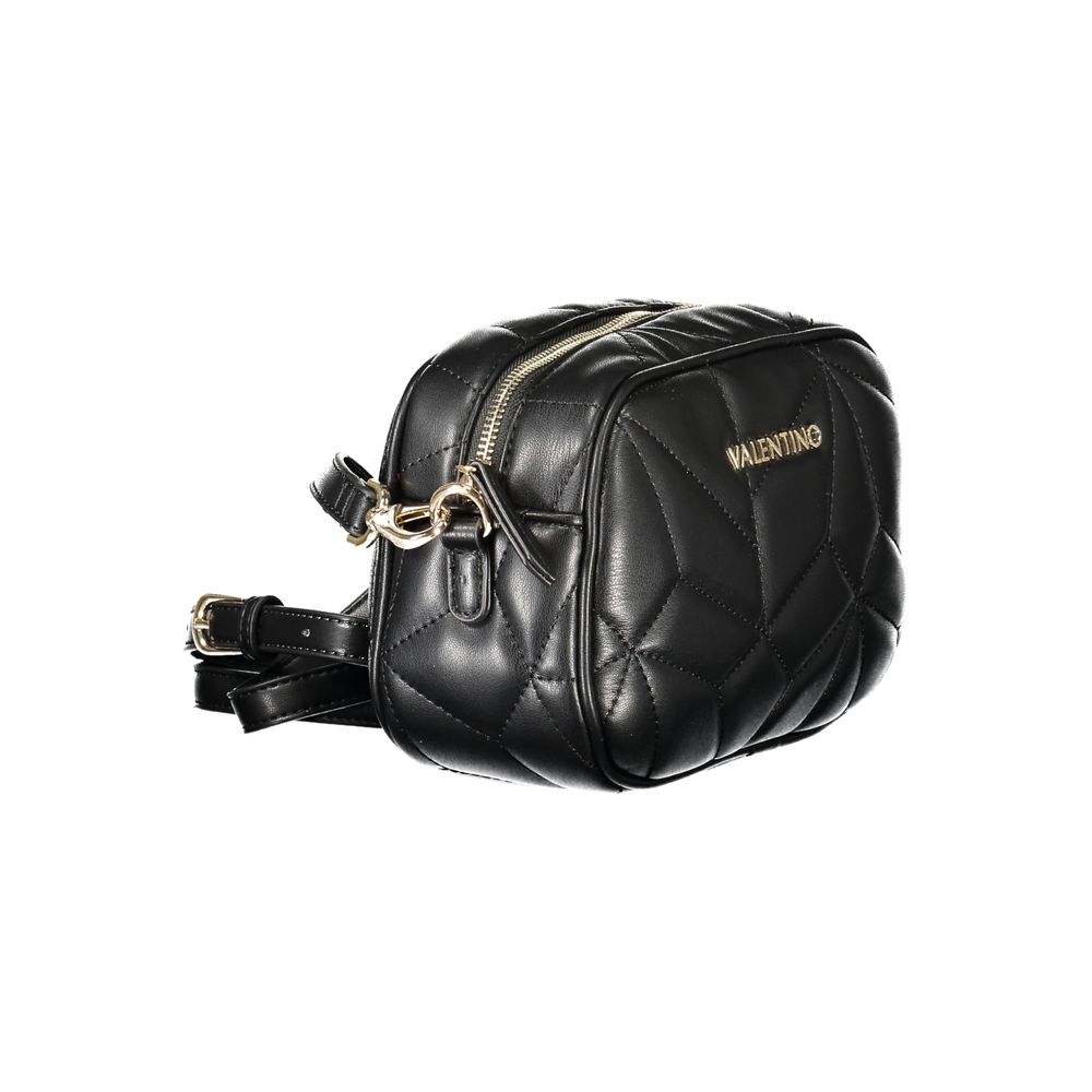 Mario Valentino Nero Poliuretano Woman Shoulder Bag