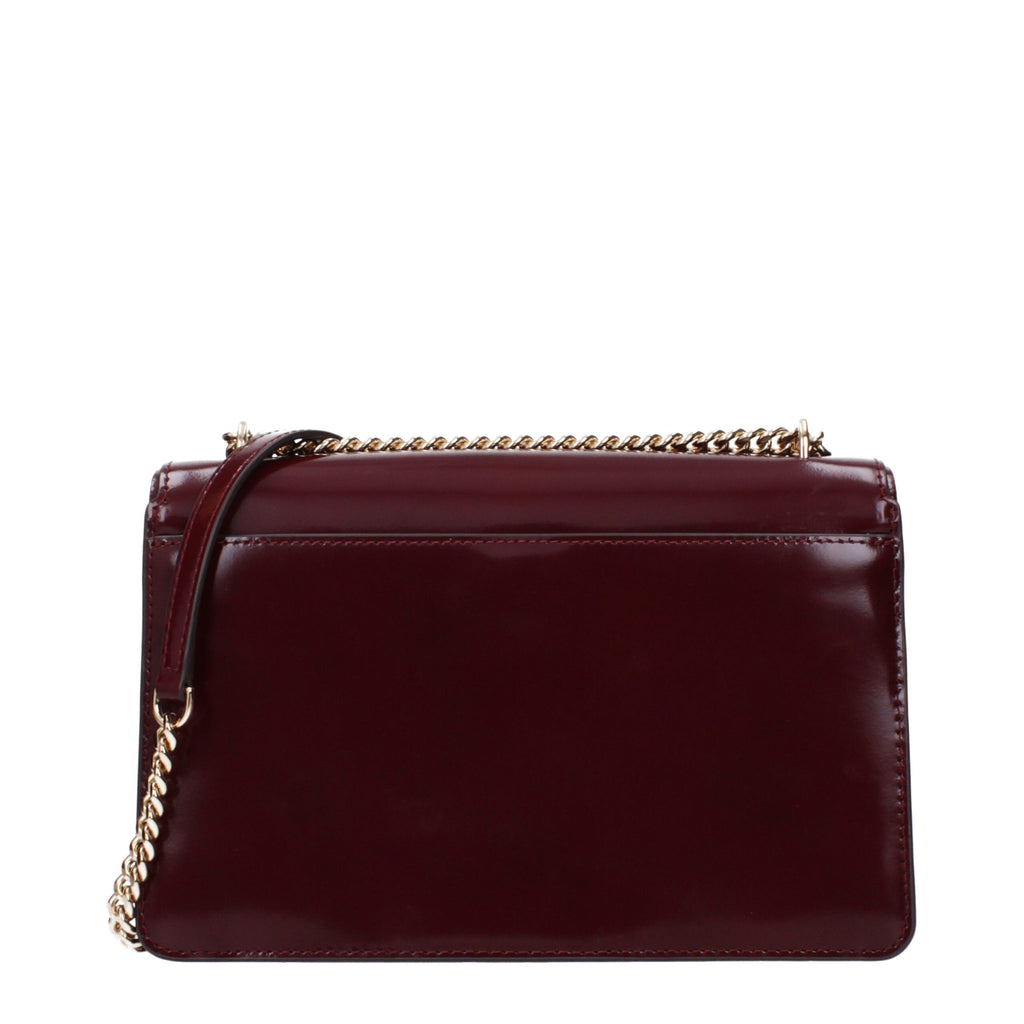 Tory Burch Red Leather Crossbody Bag