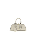 PINKO White Calf Leather Bos Taurus Handbag