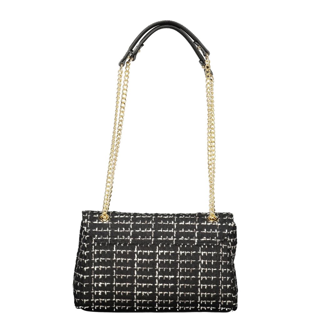 Mario Valentino Nero Polyurethane Women Shoulder Bag