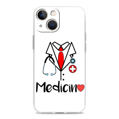 Cute Cartoon Doctor And Nurse Phone Case
