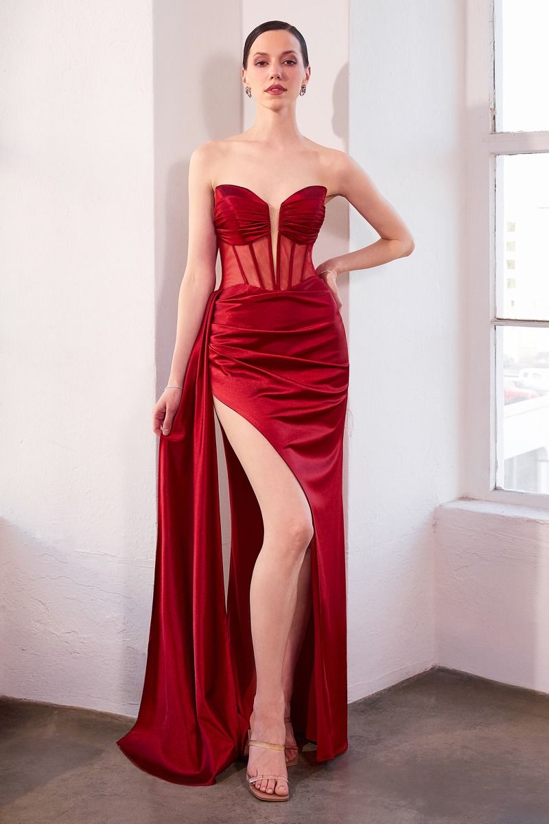 Strapless Fitted Dress
